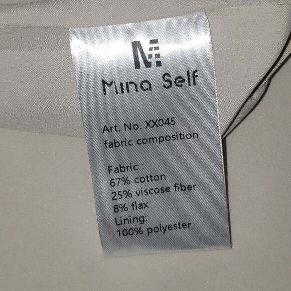 Mina Self Beige Blazer XXL – Modern Fit, Lightweight, Business Casual Fall Style - Picture 9 of 10